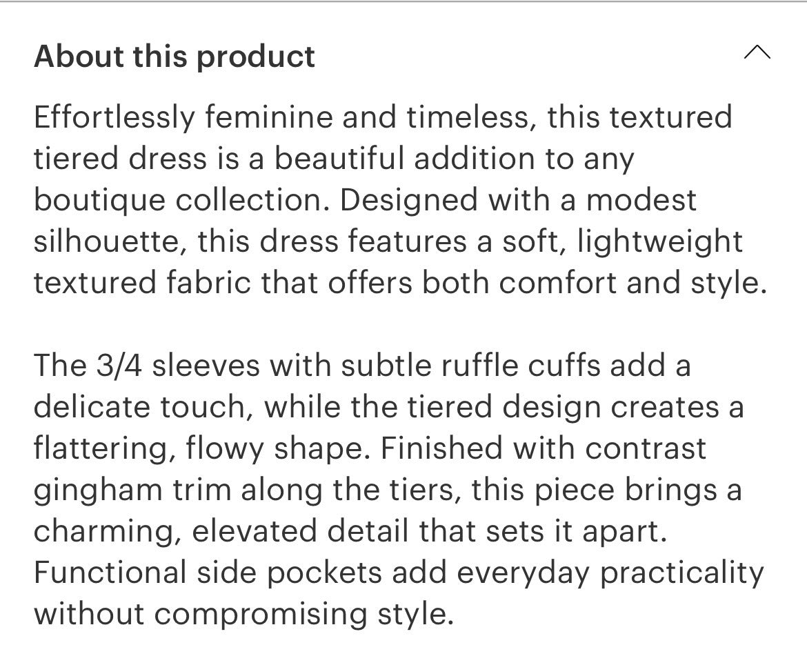 The Meadow dress